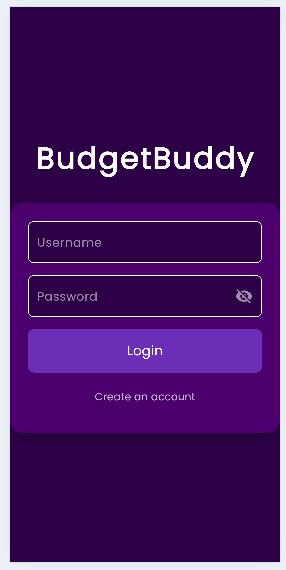 BudgetBuddy Login